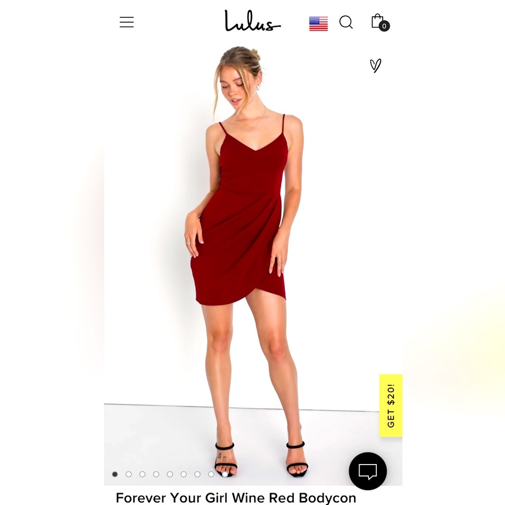 Red Lulu’s Dress Size Small.